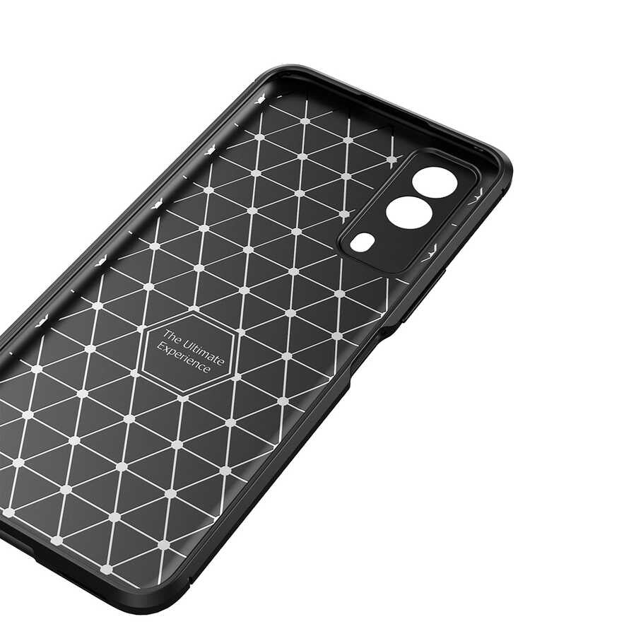 Vivo Y53S 4G Kılıf Zore Negro Silikon Kapak Siyah