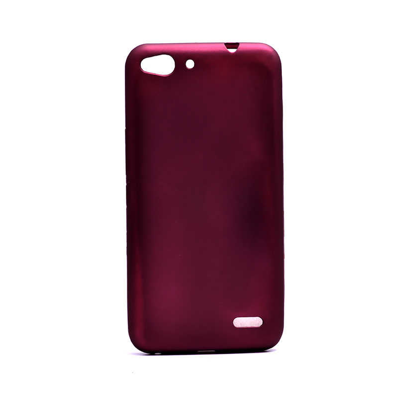 Vodafone Smart 6 Ultra Kılıf Zore Premier Silikon Kapak Mürdüm
