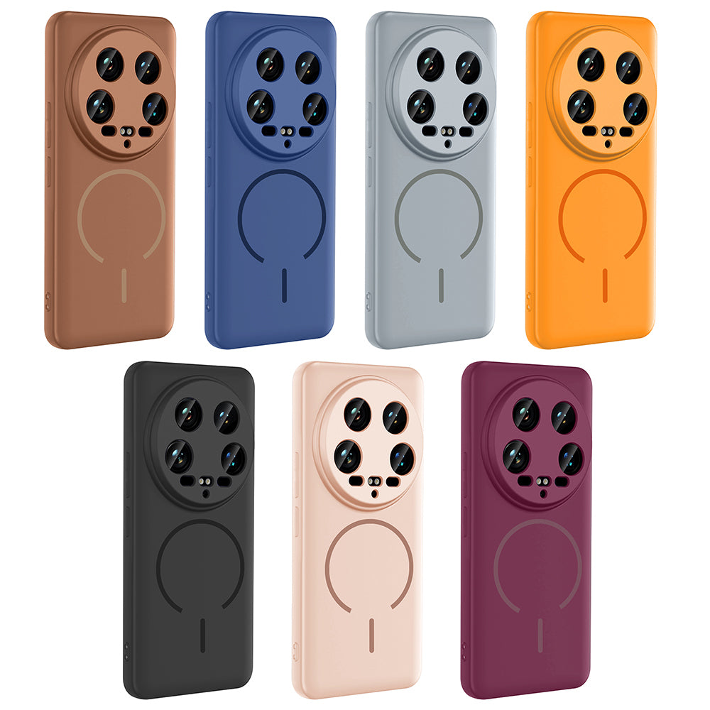 Xiaomi 14 Ultra Kılıf M-safe Şarj Özellikli Zore Meta Kapak Siyah