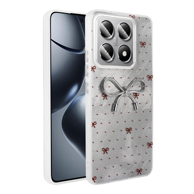 Xiaomi 14T Pro Kılıf Kamera Korumalı Figürlü Zore Ponti Silikon Kapak Lila