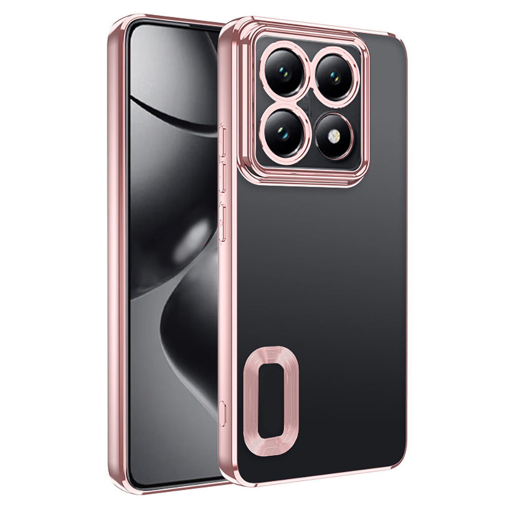 Xiaomi 14T Pro Kılıf Kamera Korumalı Logo Gösteren Zore Omega Kapak Derin Mor