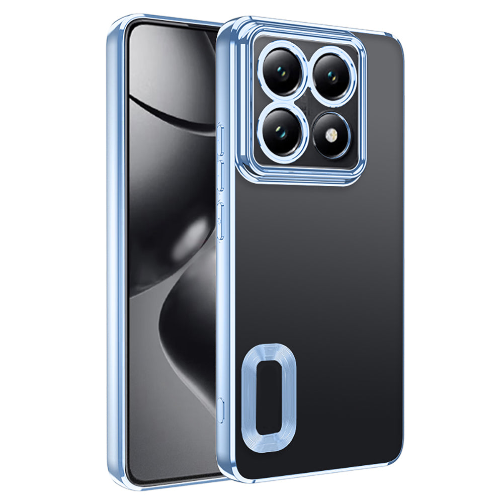 Xiaomi 14T Pro Kılıf Kamera Korumalı Logo Gösteren Zore Omega Kapak Derin Mor