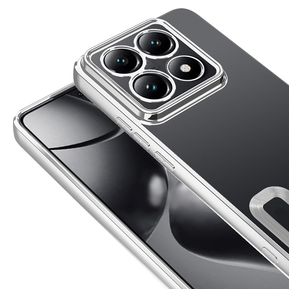 Xiaomi 14T Pro Kılıf Kamera Korumalı Logo Gösteren Zore Omega Kapak Derin Mor