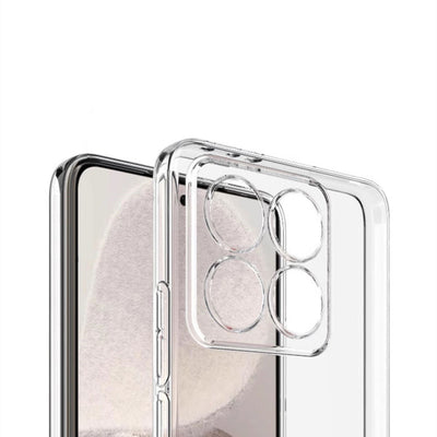 Xiaomi 14T Pro Kılıf Zore Süper Silikon Kapak Şeffaf