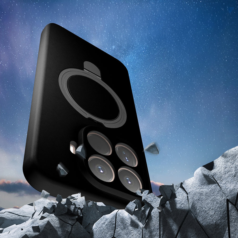 Xiaomi 15T Pro Kılıf M-safe Şarj Özellikli Standlı Zore Samara Kapak Pembe