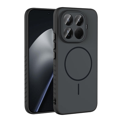 Xiaomi 15T Pro Kılıf M-safe Şarj Özellikli Zore Tea Kapak Gümüş