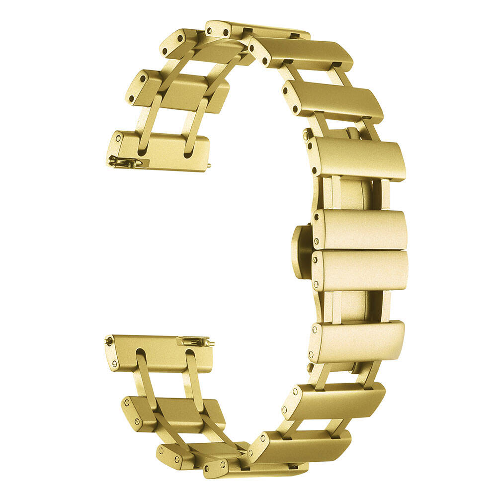 Xiaomi Amazfit Pace Zore KRD-96 22mm Metal Kordon Gold