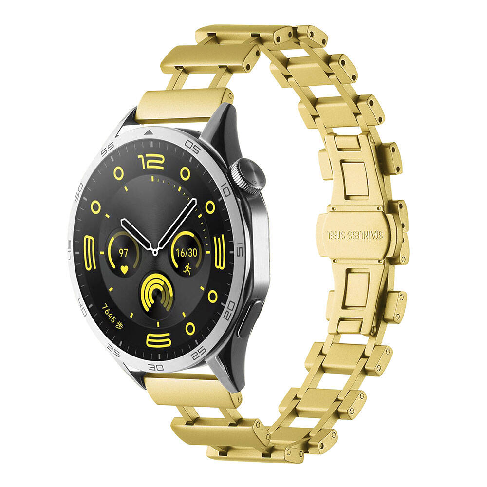 Xiaomi Amazfit Pace Zore KRD-96 22mm Metal Kordon Gold