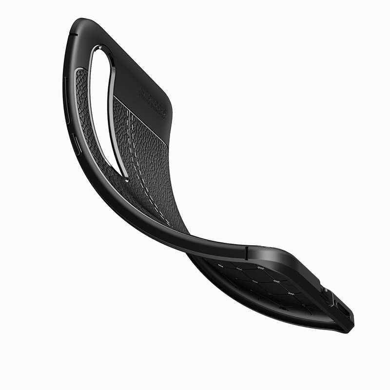 Xiaomi Mi 10 Kılıf Zore Niss Silikon Kapak Siyah