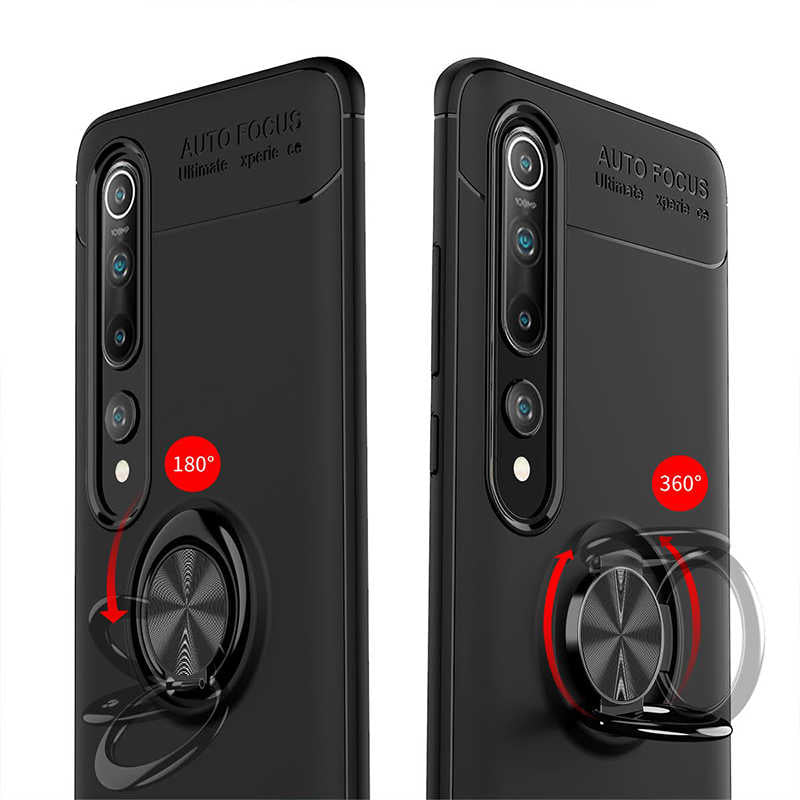 Xiaomi Mi 10 Kılıf Zore Ravel Silikon Kapak Siyah