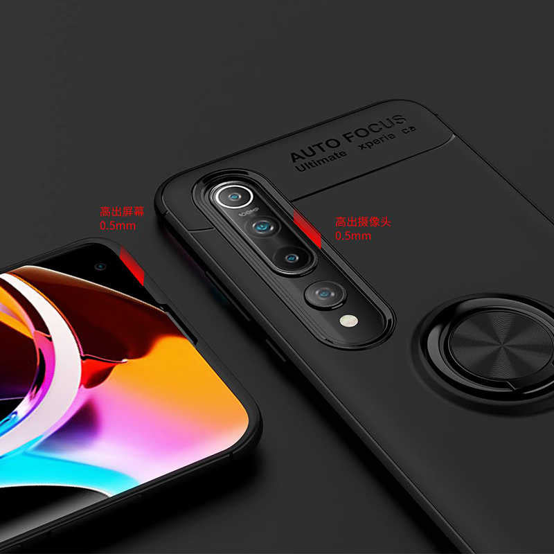 Xiaomi Mi 10 Kılıf Zore Ravel Silikon Kapak Siyah