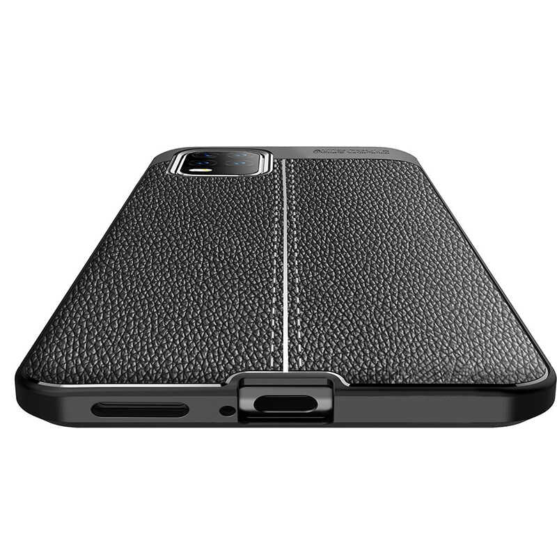 Xiaomi Mi 10 Lite Kılıf Zore Niss Silikon Kapak Siyah