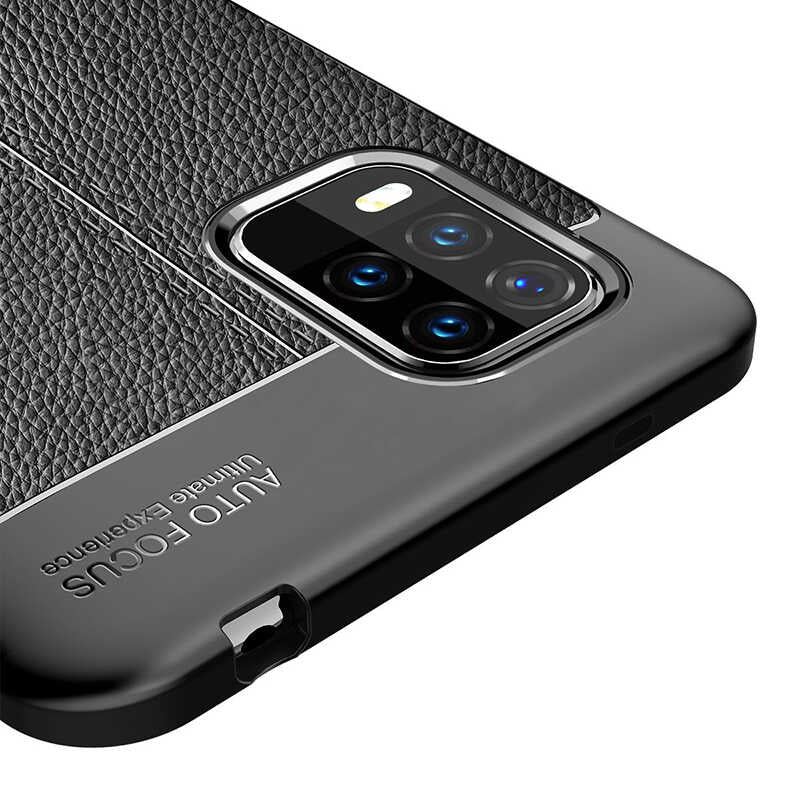 Xiaomi Mi 10 Lite Kılıf Zore Niss Silikon Kapak Lacivert