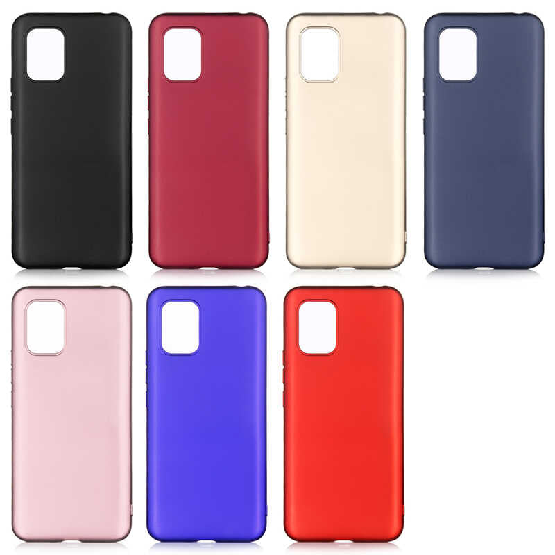 Xiaomi Mi 10 Lite Kılıf Zore Premier Silikon Kapak Rose Gold