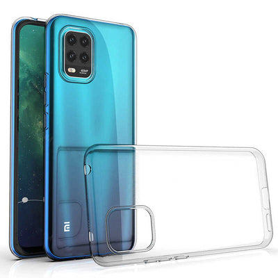 Xiaomi Mi 10 Lite Kılıf Zore Süper Silikon Kapak Renksiz