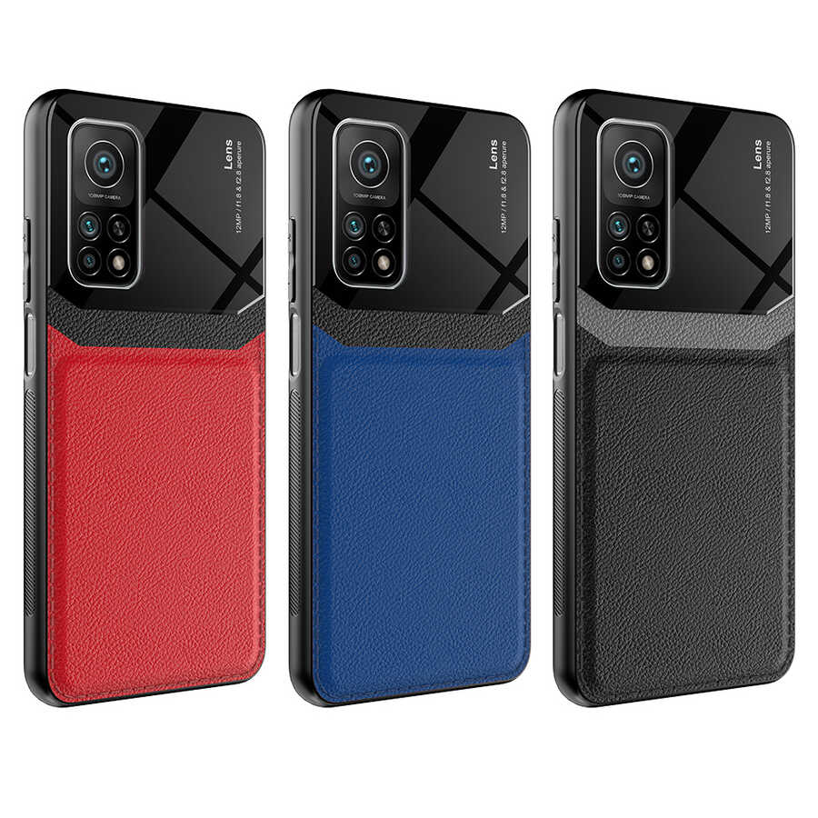 Xiaomi Mi 10T 5G Kılıf Zore Emiks Kapak Lacivert