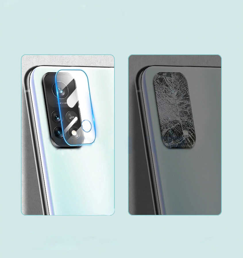 Xiaomi Mi 10T 5G Zore Nano Kamera Koruyucu Renksiz