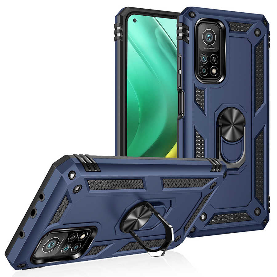 Xiaomi Mi 10T Pro 5G Kılıf Zore Vega Kapak Gold