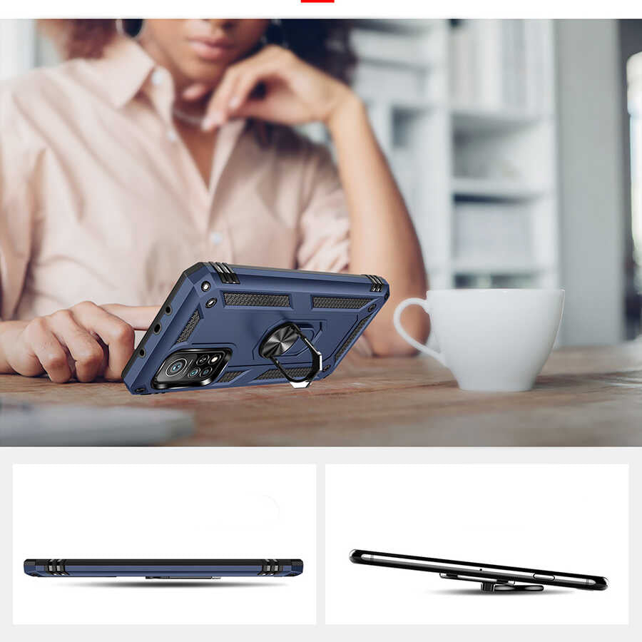 Xiaomi Mi 10T Pro 5G Kılıf Zore Vega Kapak Rose Gold