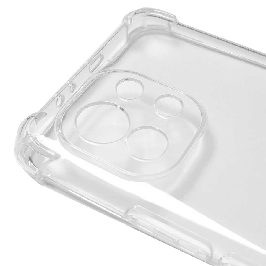 Xiaomi Mi 11 Kılıf Zore Kamera Korumalı Nitro Anti Shock Silikon Renksiz