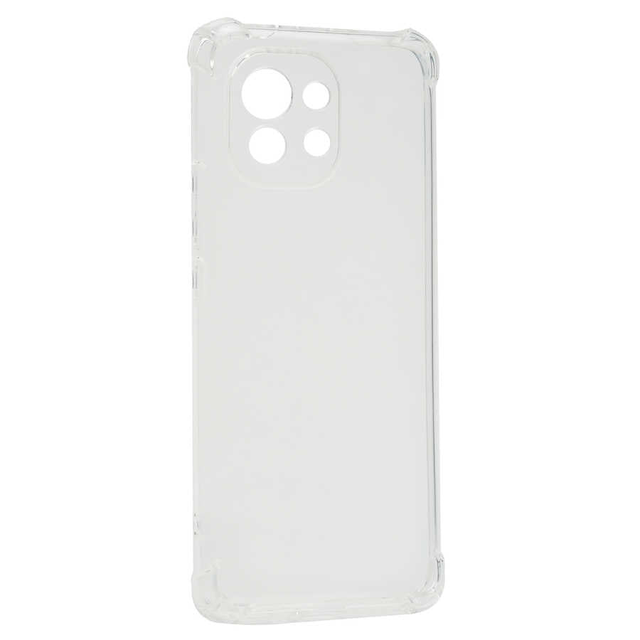 Xiaomi Mi 11 Kılıf Zore Kamera Korumalı Nitro Anti Shock Silikon Renksiz