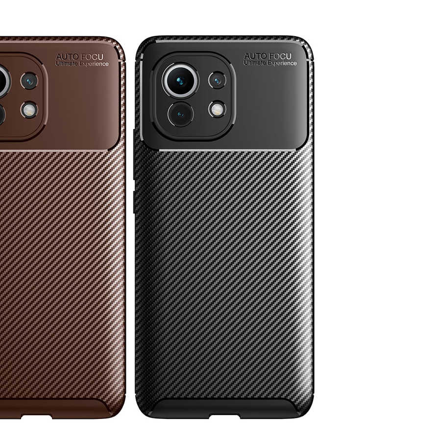 Xiaomi Mi 11 Kılıf Zore Negro Silikon Kapak Lacivert