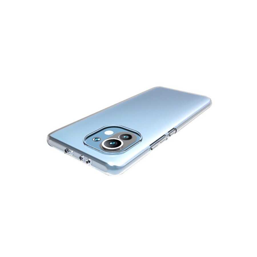 Xiaomi Mi 11 Kılıf Zore Süper Silikon Kapak Renksiz