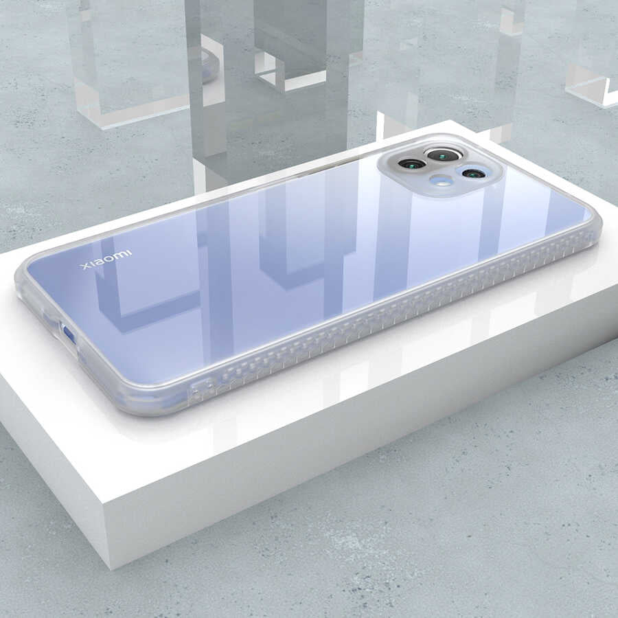 Xiaomi Mi 11 Lite Kılıf Zore Kaff Kapak Lacivert