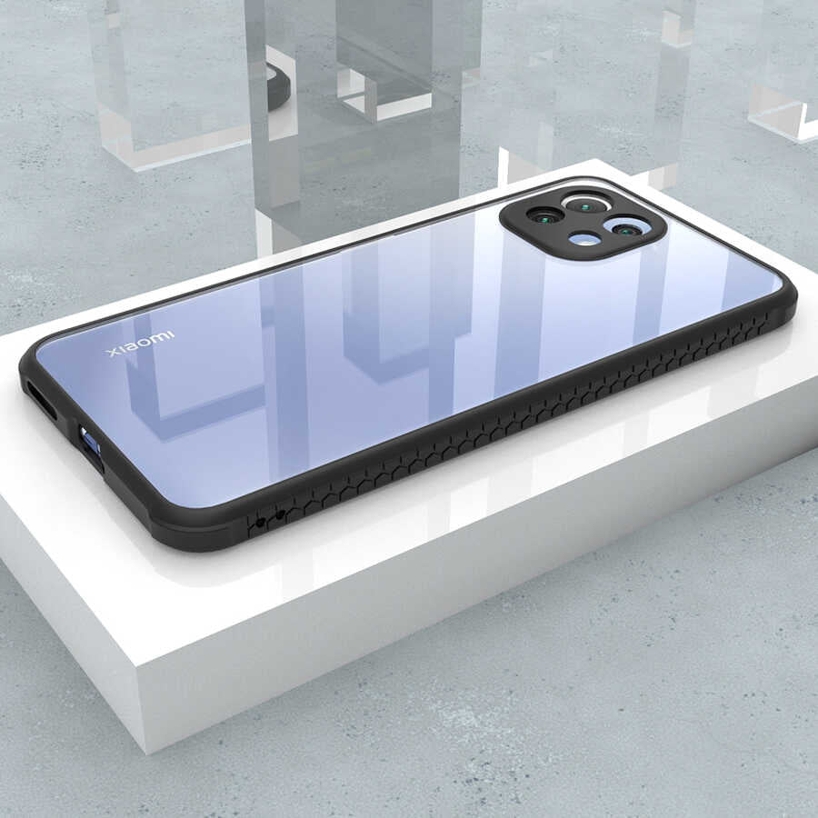 Xiaomi Mi 11 Lite Kılıf Zore Kaff Kapak Koyu Yeşil