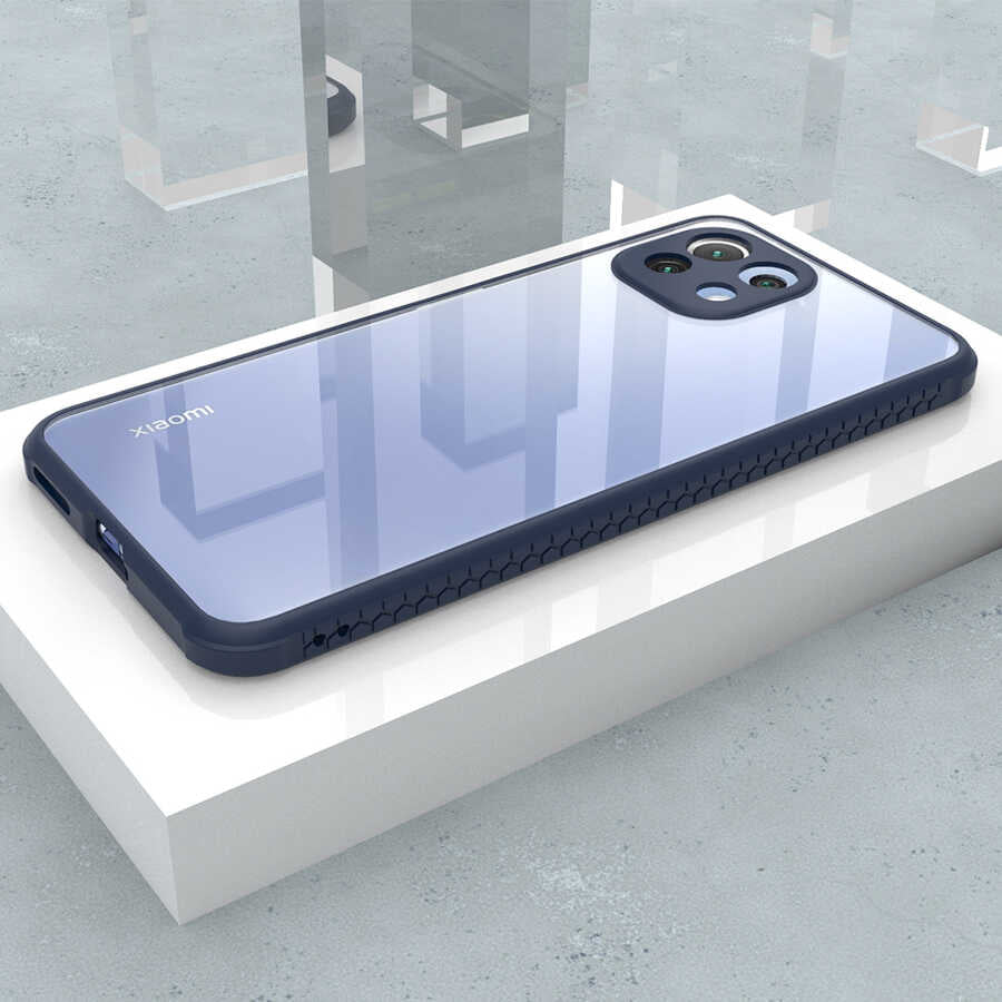 Xiaomi Mi 11 Lite Kılıf Zore Kaff Kapak Mor