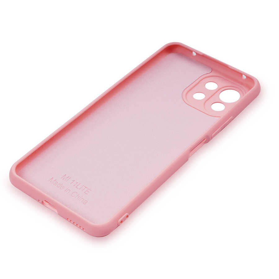 Xiaomi Mi 11 Lite Kılıf Zore Mara Lansman Kapak Turuncu