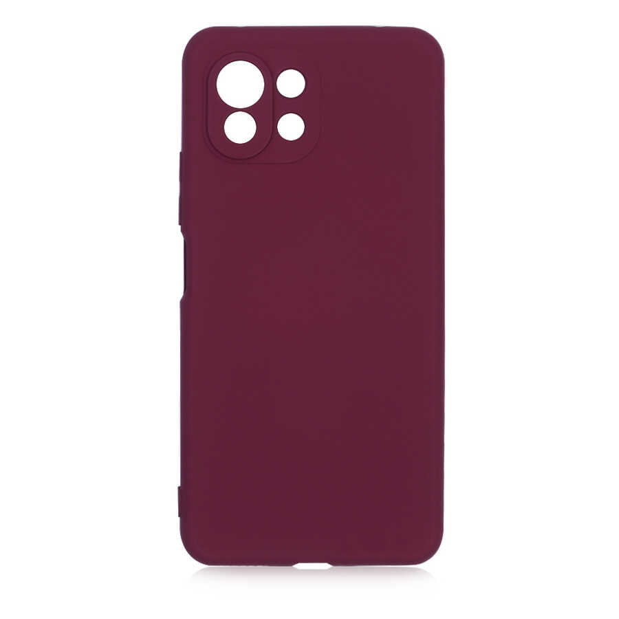 Xiaomi Mi 11 Lite Kılıf Zore Mara Lansman Kapak Koyu Mor