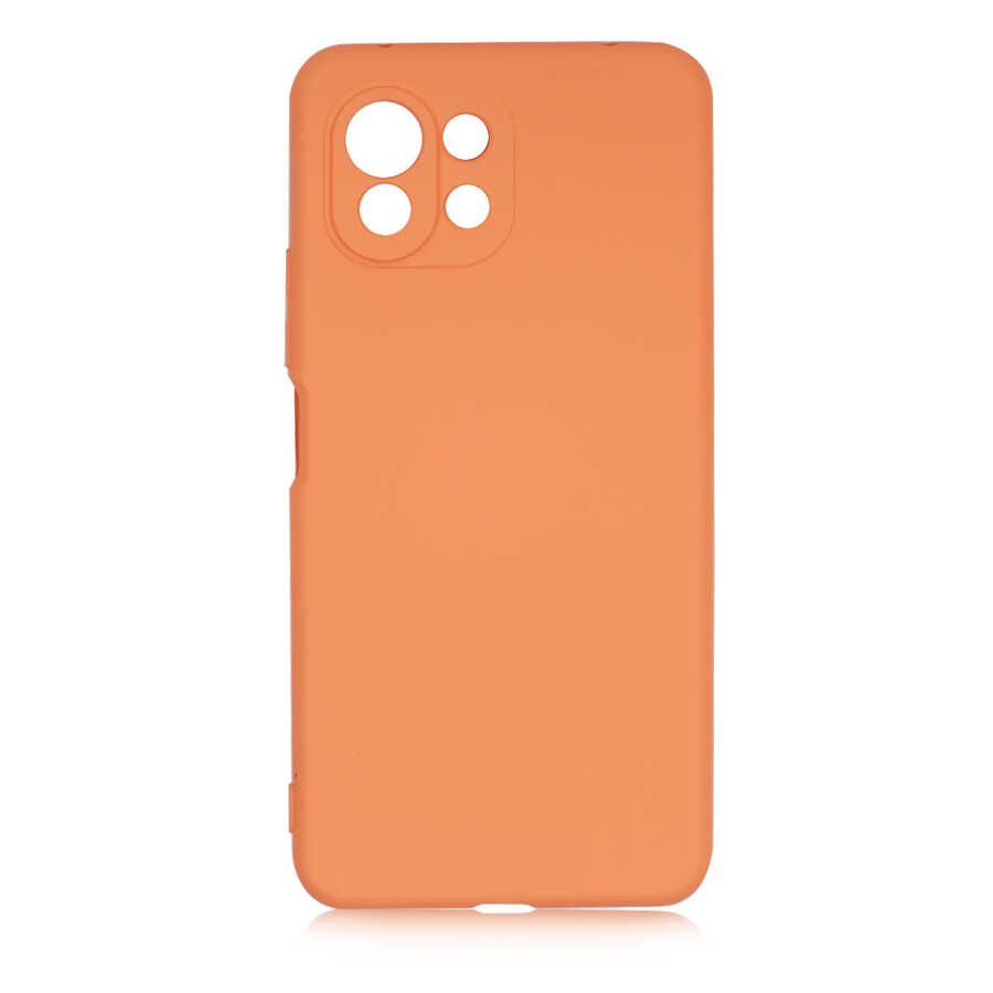 Xiaomi Mi 11 Lite Kılıf Zore Mara Lansman Kapak Turuncu