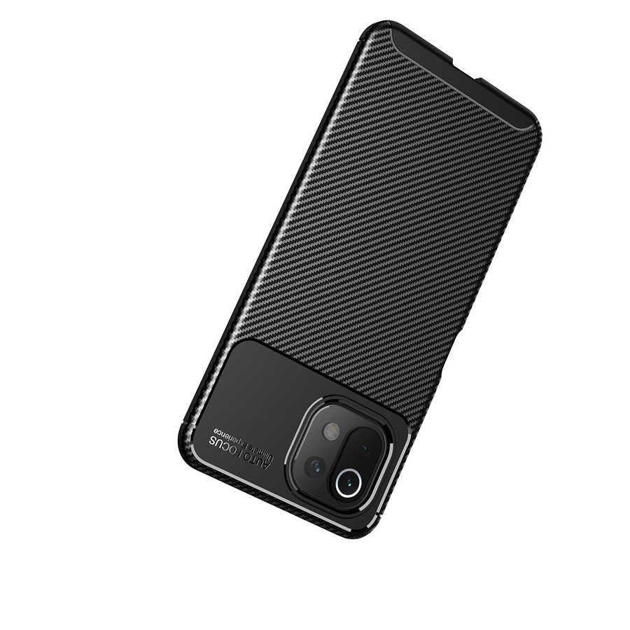 Xiaomi Mi 11 Lite Kılıf Zore Negro Silikon Kapak Lacivert