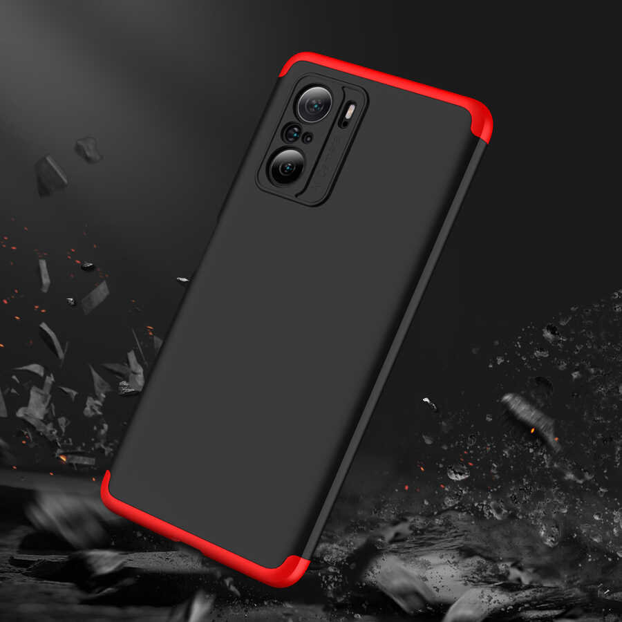 Xiaomi Mi 11İ Kılıf Zore Ays Kapak Siyah-Mavi