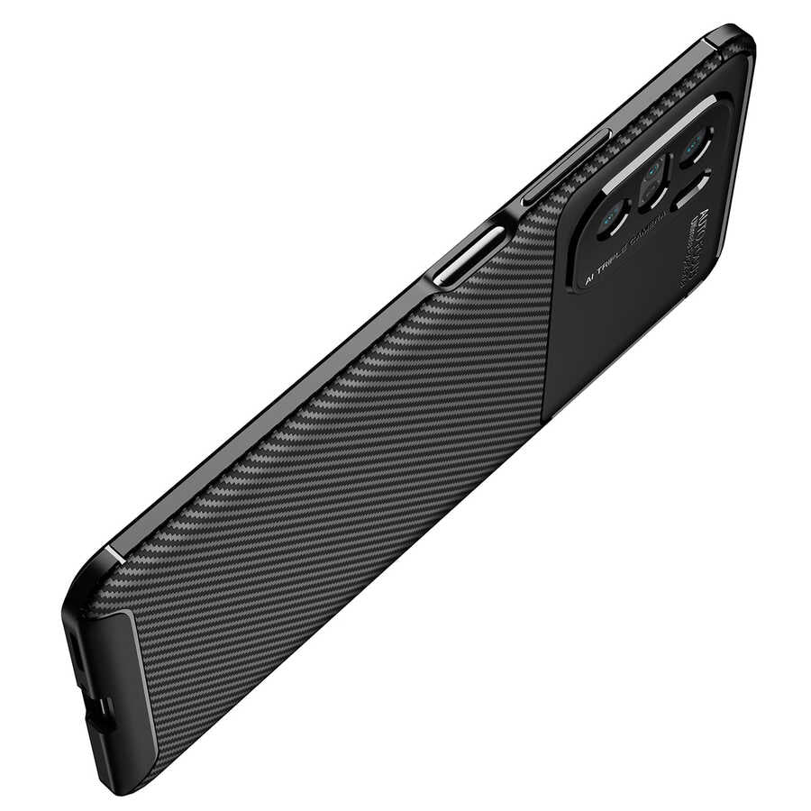 Xiaomi Mi 11İ Kılıf Zore Negro Silikon Kapak Siyah