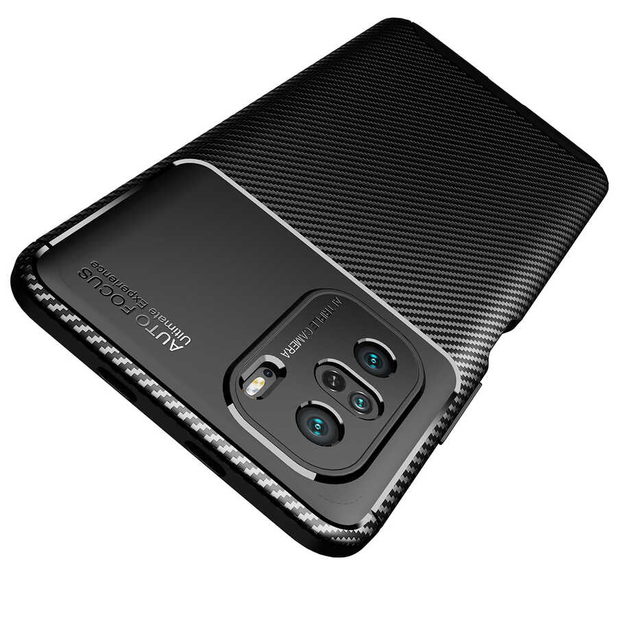 Xiaomi Mi 11İ Kılıf Zore Negro Silikon Kapak Siyah