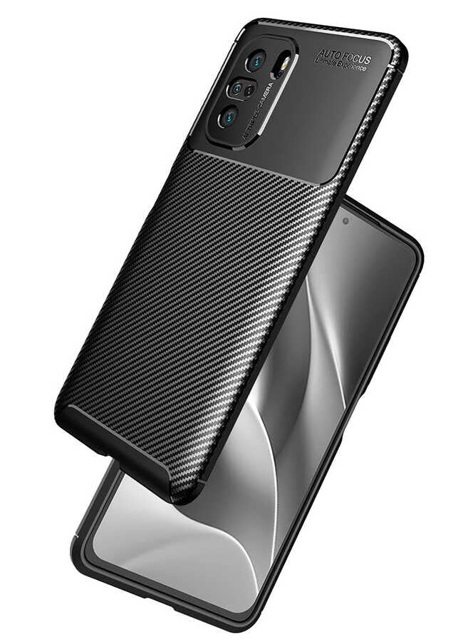 Xiaomi Mi 11İ Kılıf Zore Negro Silikon Kapak Siyah