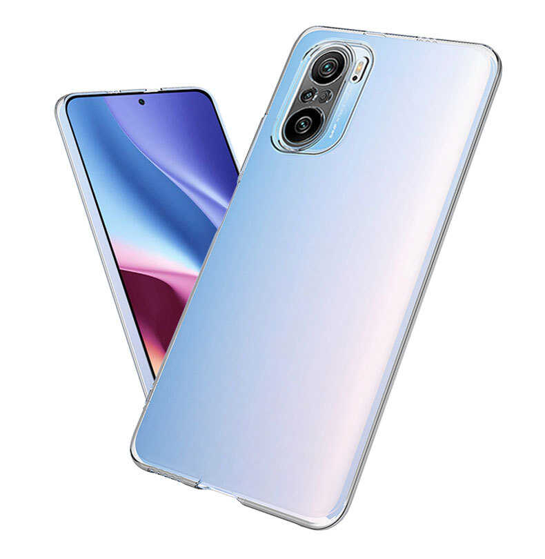 Xiaomi Mi 11İ Kılıf Zore Süper Silikon Kapak Renksiz