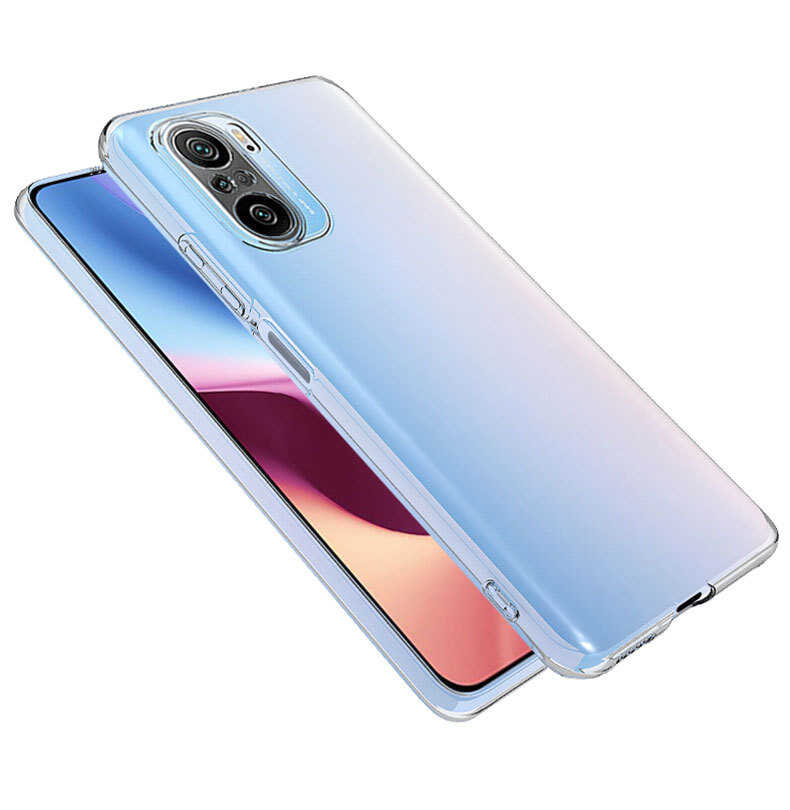 Xiaomi Mi 11İ Kılıf Zore Süper Silikon Kapak Renksiz