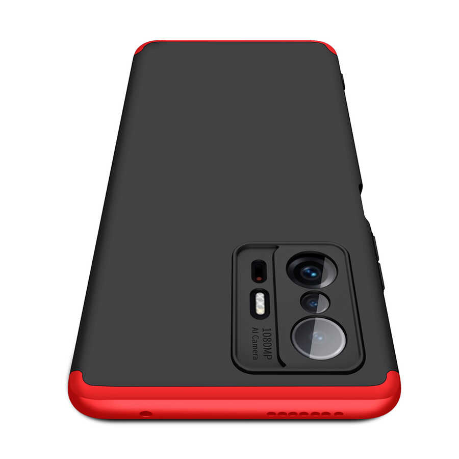 Xiaomi Mi 11T 5G Kılıf Zore Ays Kapak Siyah-Gri