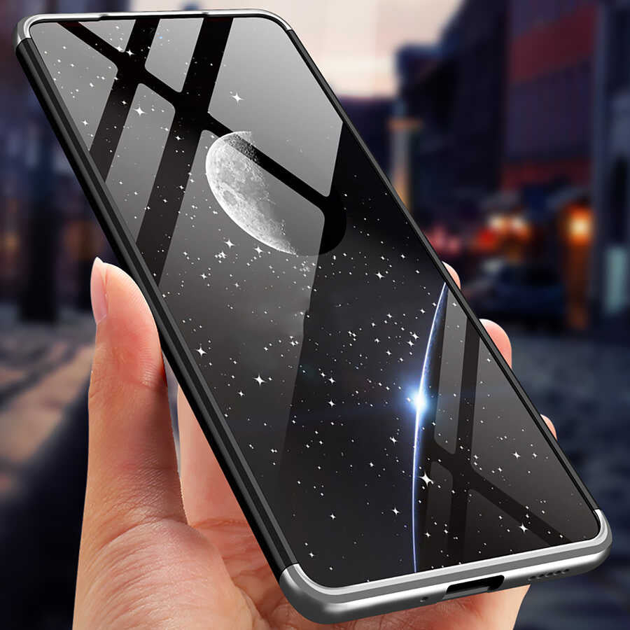 Xiaomi Mi 11T 5G Kılıf Zore Ays Kapak Siyah-Mavi