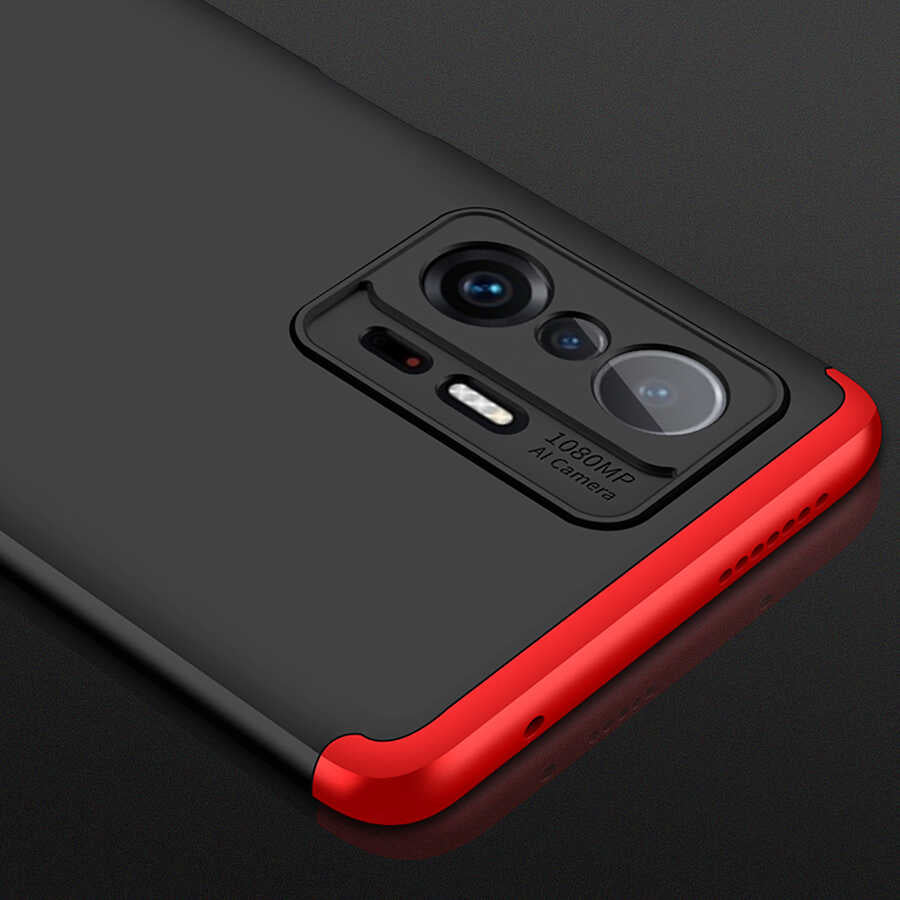 Xiaomi Mi 11T 5G Kılıf Zore Ays Kapak Siyah-Gri