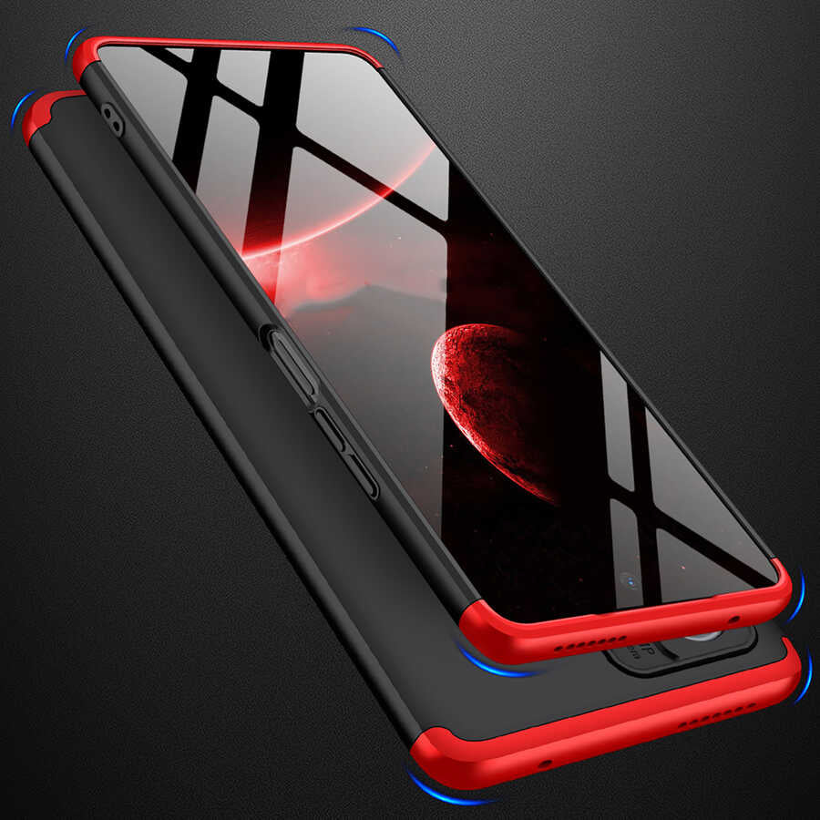 Xiaomi Mi 11T 5G Kılıf Zore Ays Kapak Siyah-Mavi