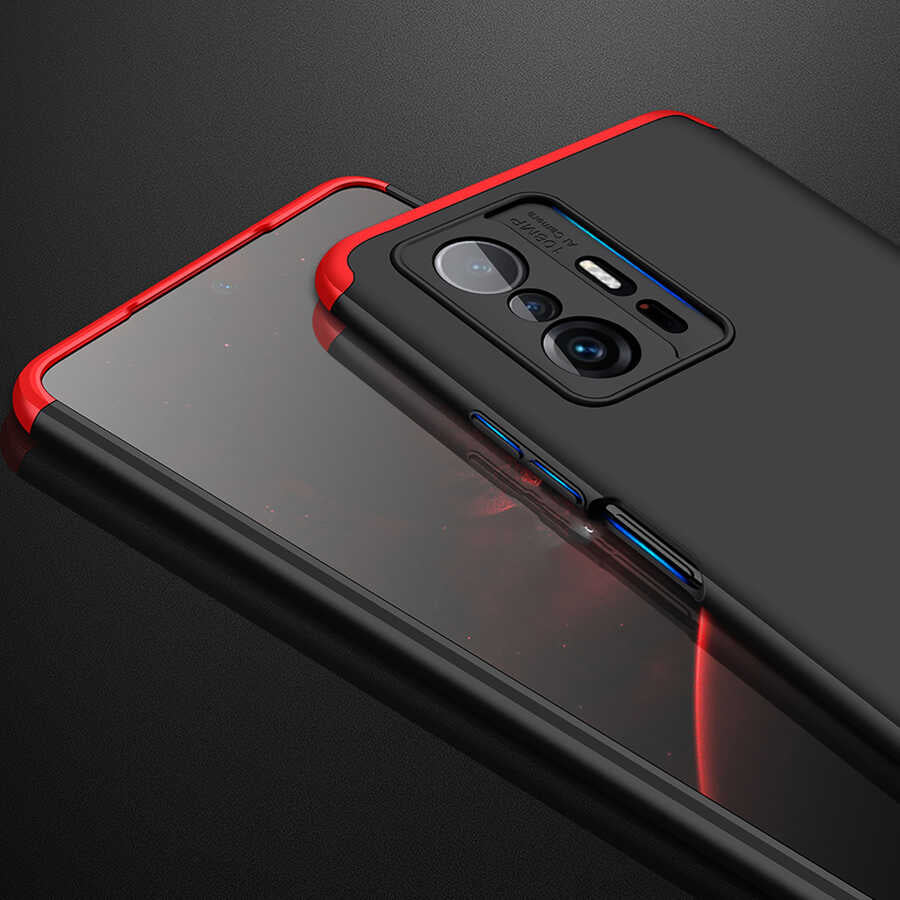 Xiaomi Mi 11T 5G Kılıf Zore Ays Kapak Siyah-Gri