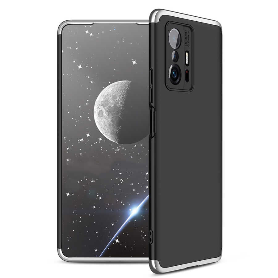 Xiaomi Mi 11T 5G Kılıf Zore Ays Kapak Siyah-Gri