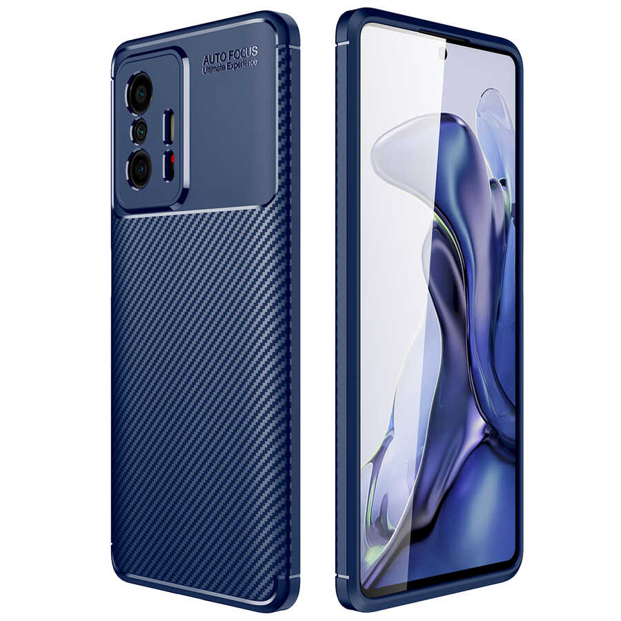 Xiaomi Mi 11T 5G Kılıf Zore Negro Silikon Kapak Lacivert