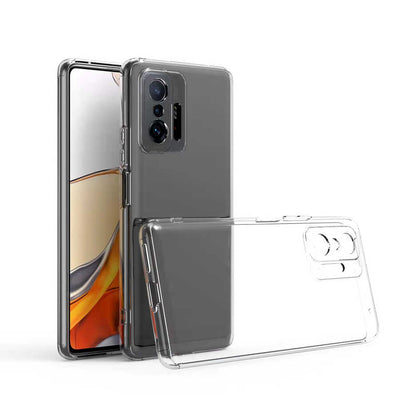 Xiaomi Mi 11T Pro 5G Kılıf Zore Kamera Korumalı Süper Silikon Kapak Renksiz