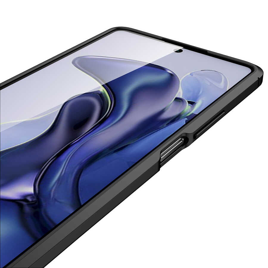 Xiaomi Mi 11T Pro 5G Kılıf Zore Niss Silikon Kapak Siyah