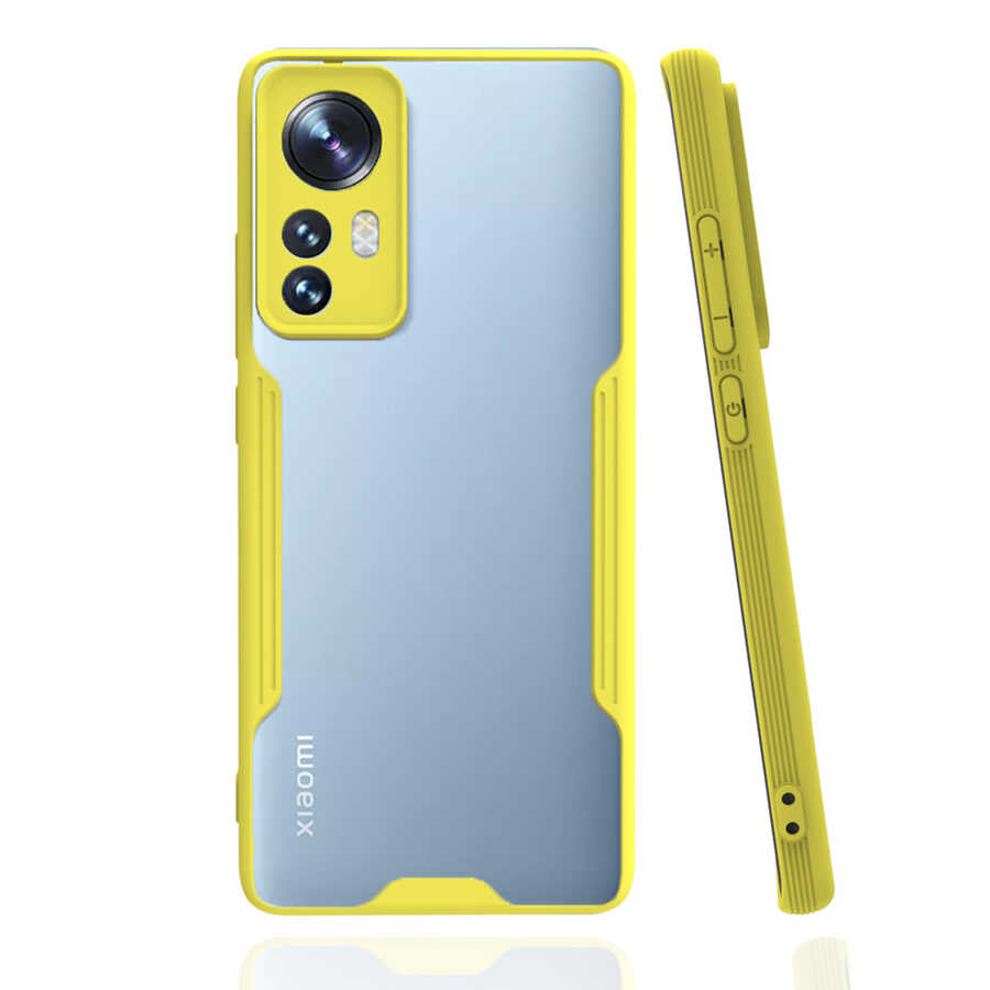 Xiaomi Mi 12 Kılıf Zore Parfe Kapak Siyah